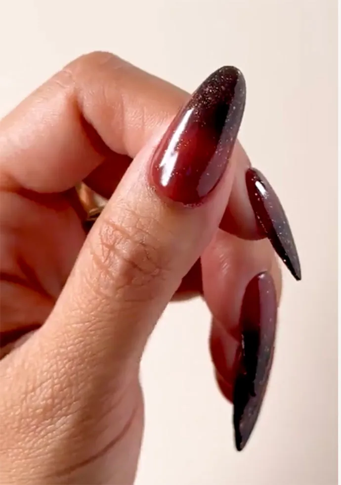 Transitioning into fall like… Moody Ombre Nail Art Look Transitioning into fall like… Moody Ombre Nail Art Look