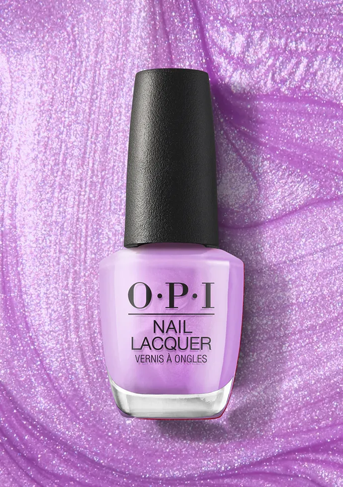 Bright Purple Nail Polish: Bikini Boardroom Purple Shimmer Nail Lacquer
