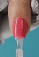 Apply a thin coat of Super Gloss Top Coat to nails