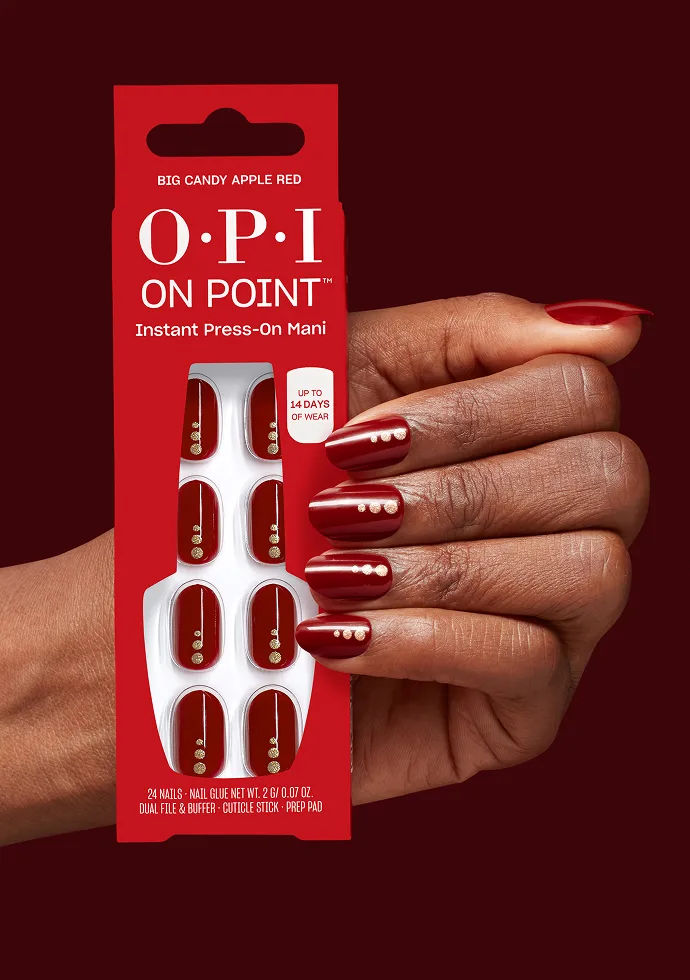 Big Candy Apple Red Fall Press-on Nails