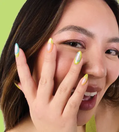 OPI Your Way Spring Nail Art: Limecore