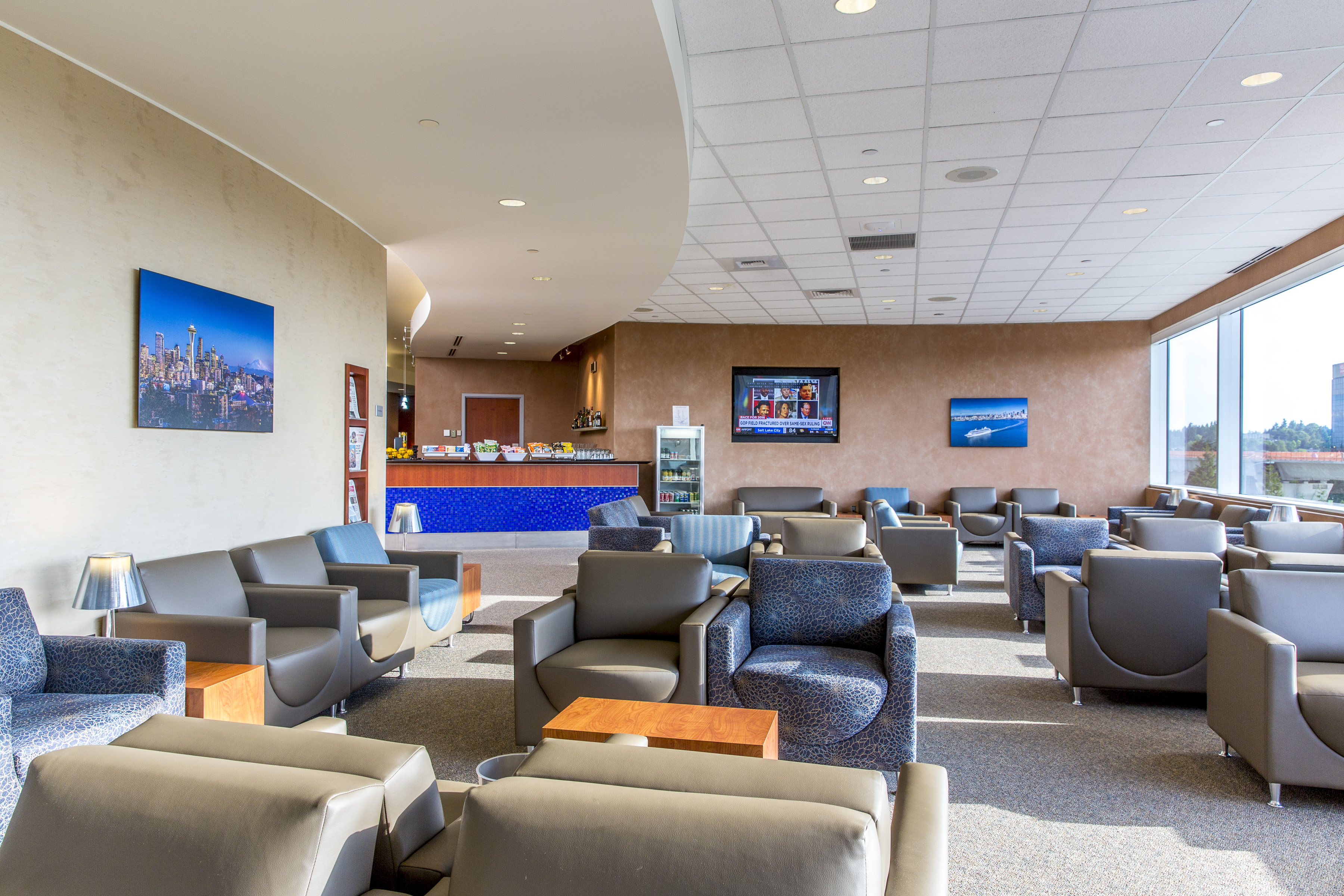 Seattle Airport Lounge - The Club SEA Concourse A | Book Now