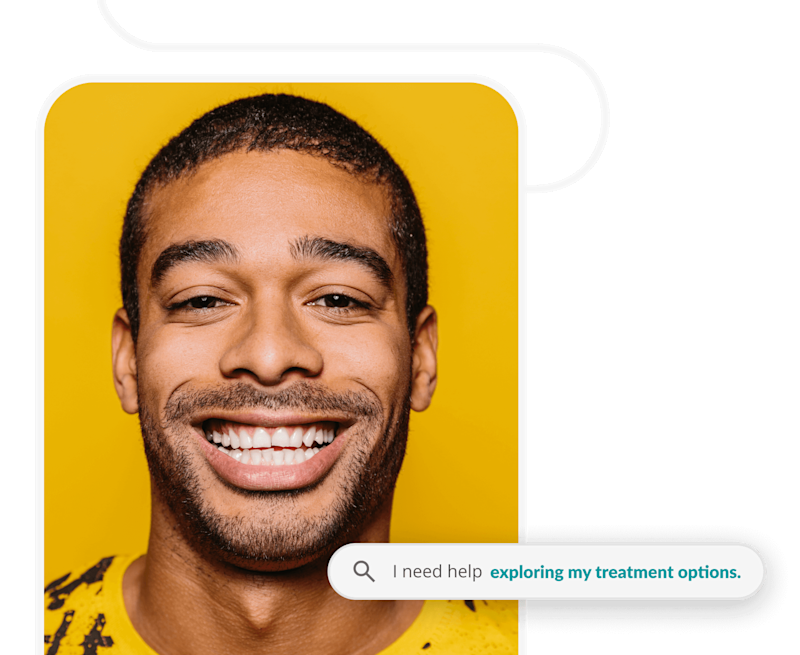 Man smiling