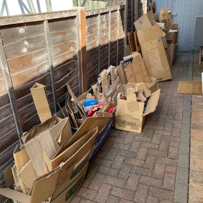 removal of Broken glass table £45 in London