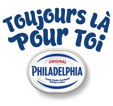 Ein Toast mit Philadelphia Frischkäse