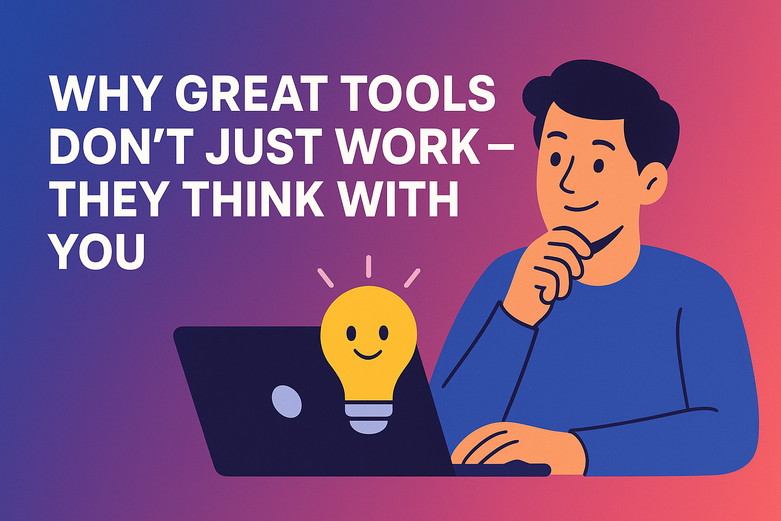 Why Great Tools Don’t Just Work — They Think With You