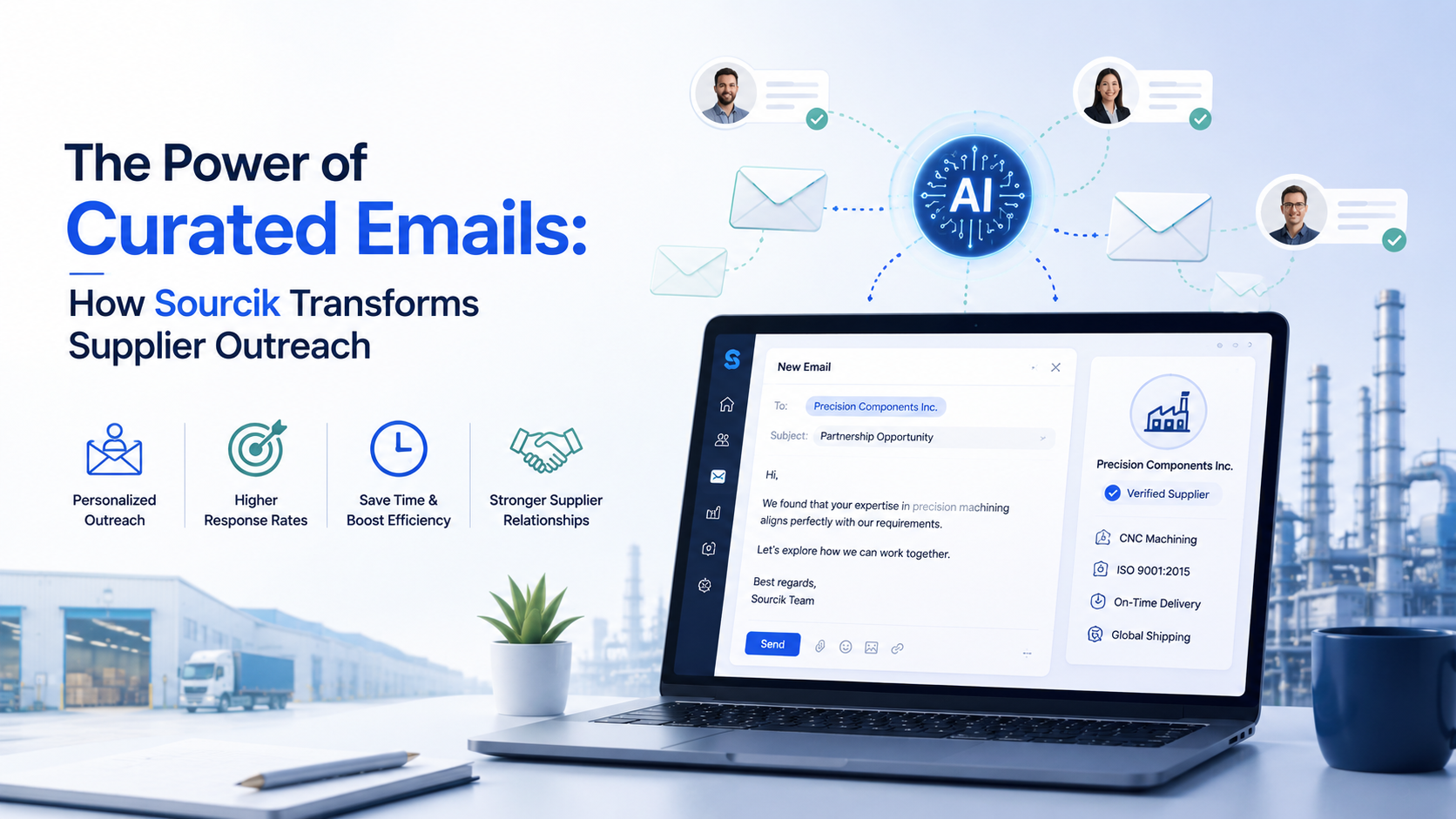 The Power of Curated Emails: How Sourcik Transforms Supplier Outreach