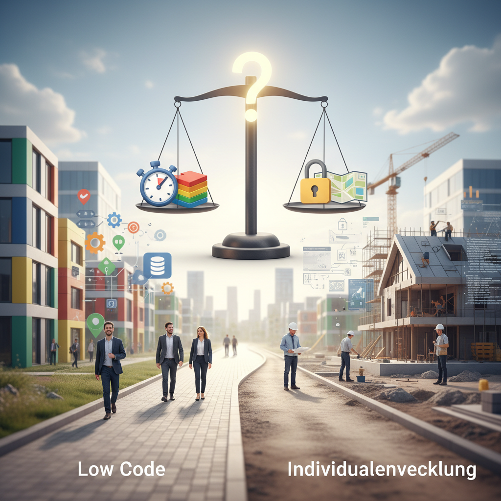 low-code-oder-individualentwicklung-eine-fundierte-entscheidungshilfe-fuer-den-mittelstand