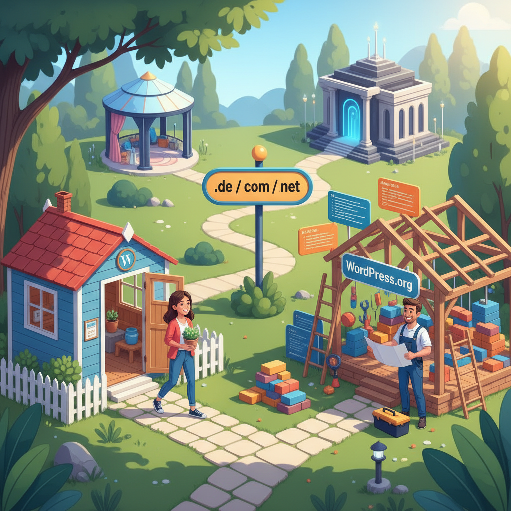 wordpress-hosted-vs-self-hosted-der-ultimative-guide-fuer-deine-website-entscheidung