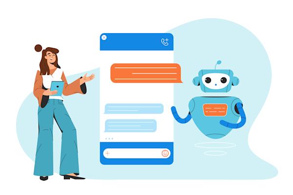chatbot-mobile-woman
