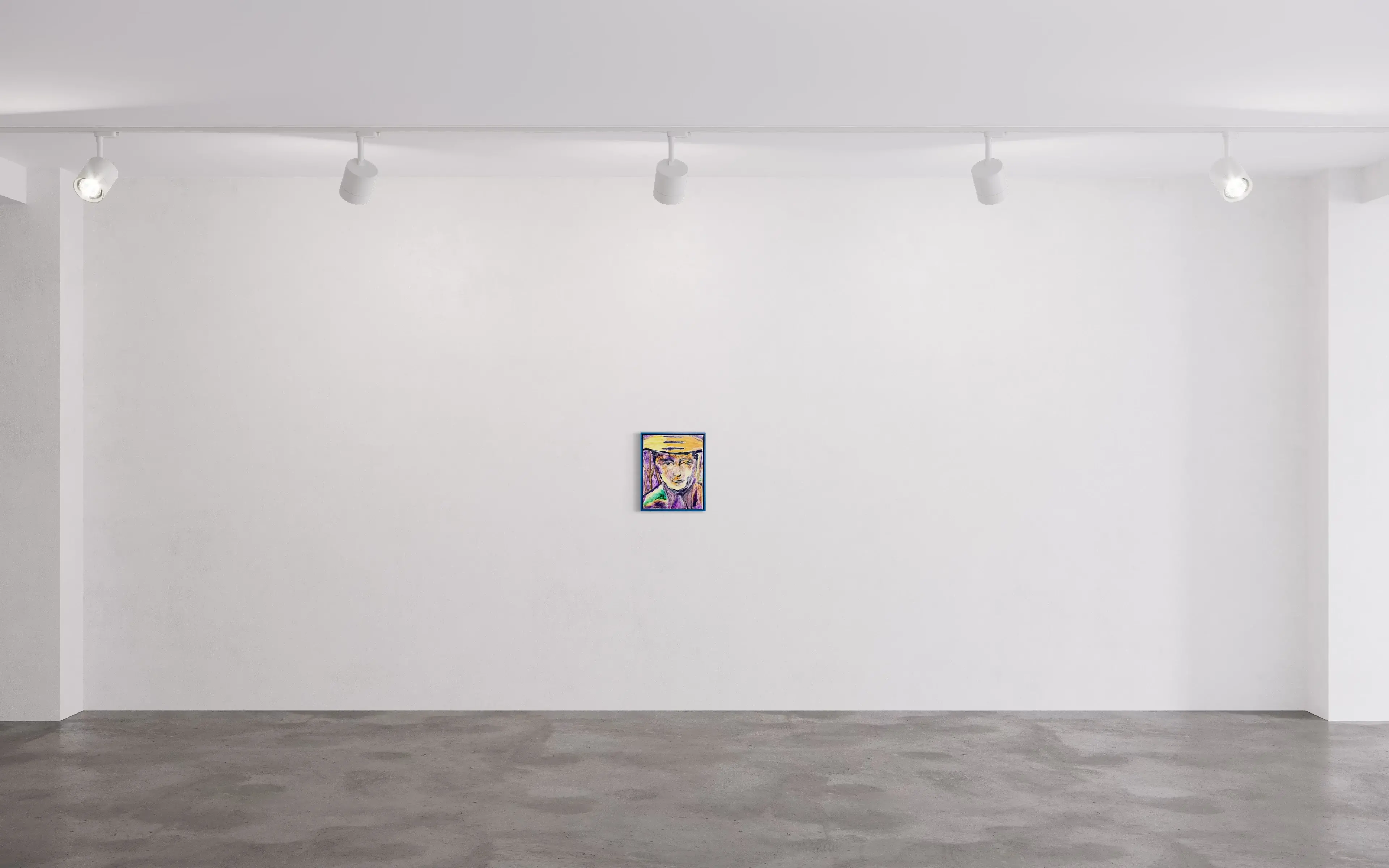 Hier sieht man das Kunstwerk "Shader" aus 2022 vom Dänischen Künstler und Maler "Lasse Thorst", vertreten durch die zeitgenössische Hamburger Kunstgalerie "Galerie von Wegen" mit Sitz im Levantehaus, in der Mönckebergstraße 7 in 20095 Hamburg.