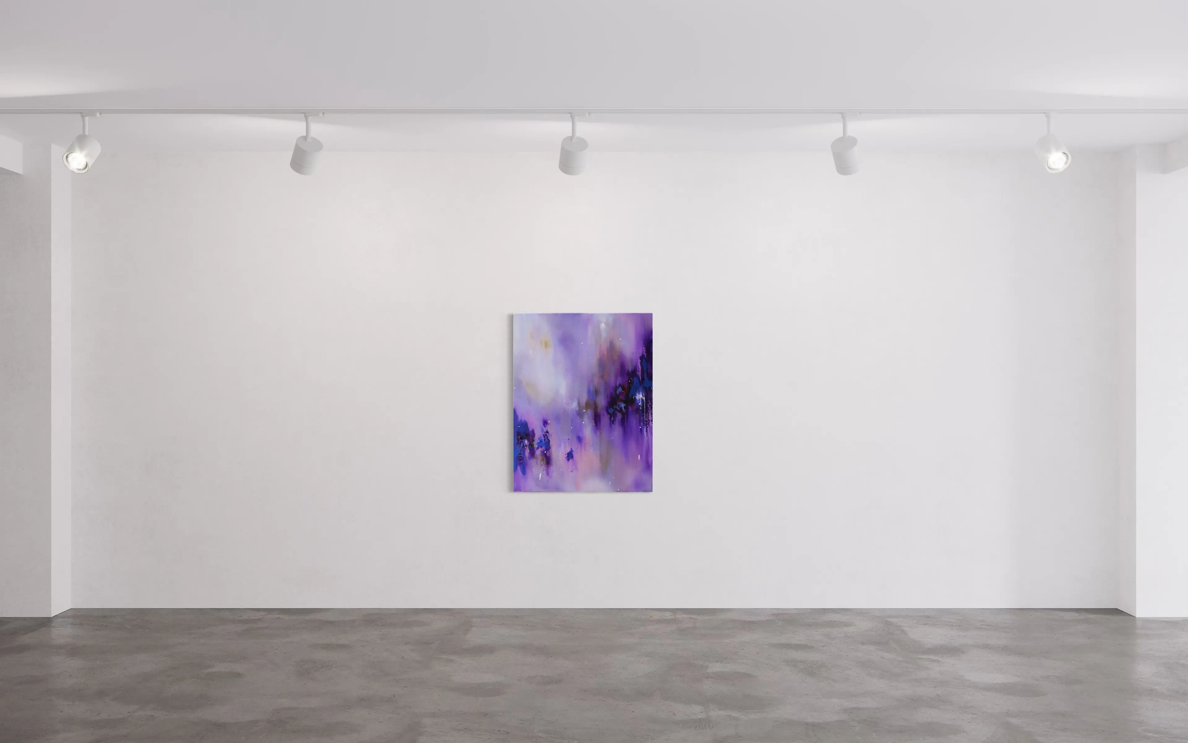 Hier sieht man das Werk "Shadow of the Mountain #4" aus dem Jahr 2025 des Berliner Künstlers und Malers "KATSUHIKO MATSUBARA", vertreten durch die zeitgenössische Hamburger Kunstgalerie "Galerie von Wegen" mit Sitz im Levantehaus, in der Mönckebergstraße 7 in 20095 Hamburg.