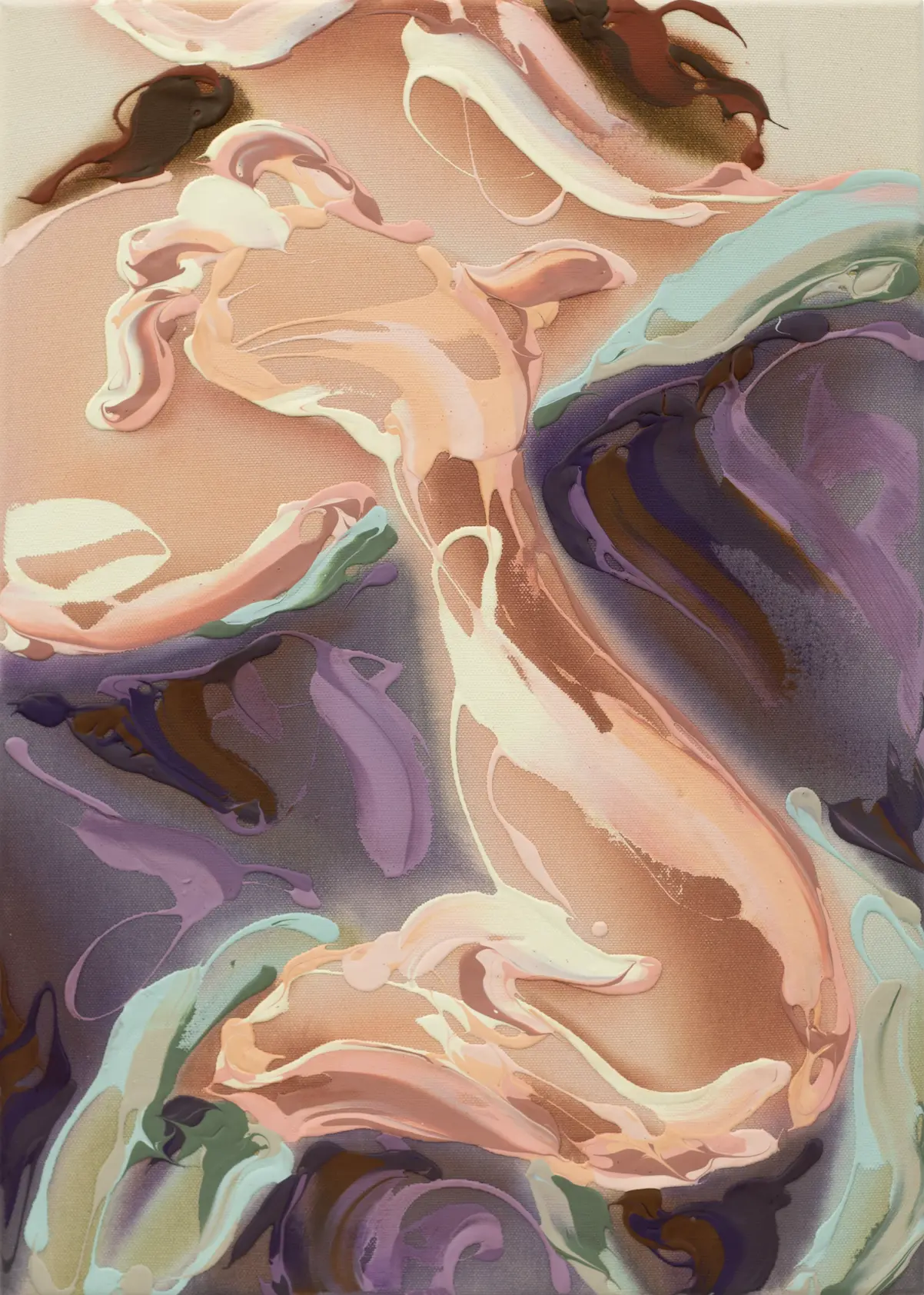 Hier sieht man das Werk "On my watch" aus dem Jahr 2025 des Berliner Künstlers "Lennart Grau", vertreten durch die zeitgenössische Hamburger Kunstgalerie "Galerie von Wegen", mit Sitz im Levantehaus in der Mönckebergstraße 7.