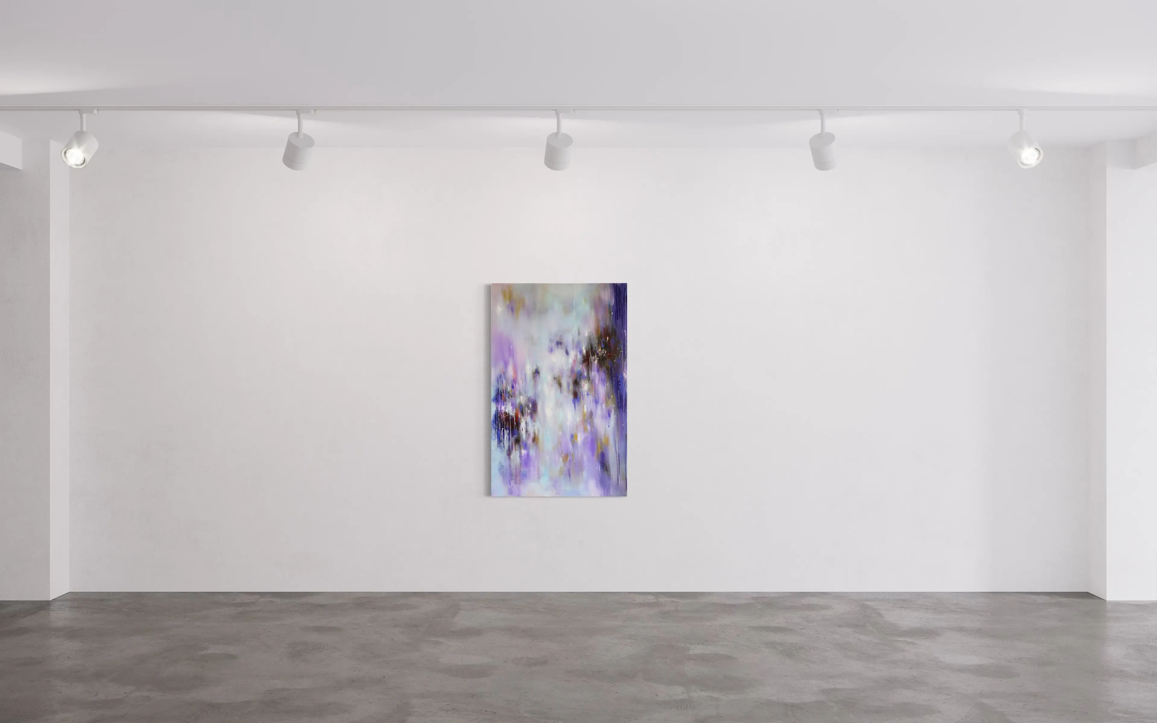 Hier sieht man das Werk "Shadow of the Mountain #2" aus dem Jahr 2025 des Berliner Künstlers und Malers "KATSUHIKO MATSUBARA", vertreten durch die zeitgenössische Hamburger Kunstgalerie "Galerie von Wegen" mit Sitz im Levantehaus, in der Mönckebergstraße 7 in 20095 Hamburg.