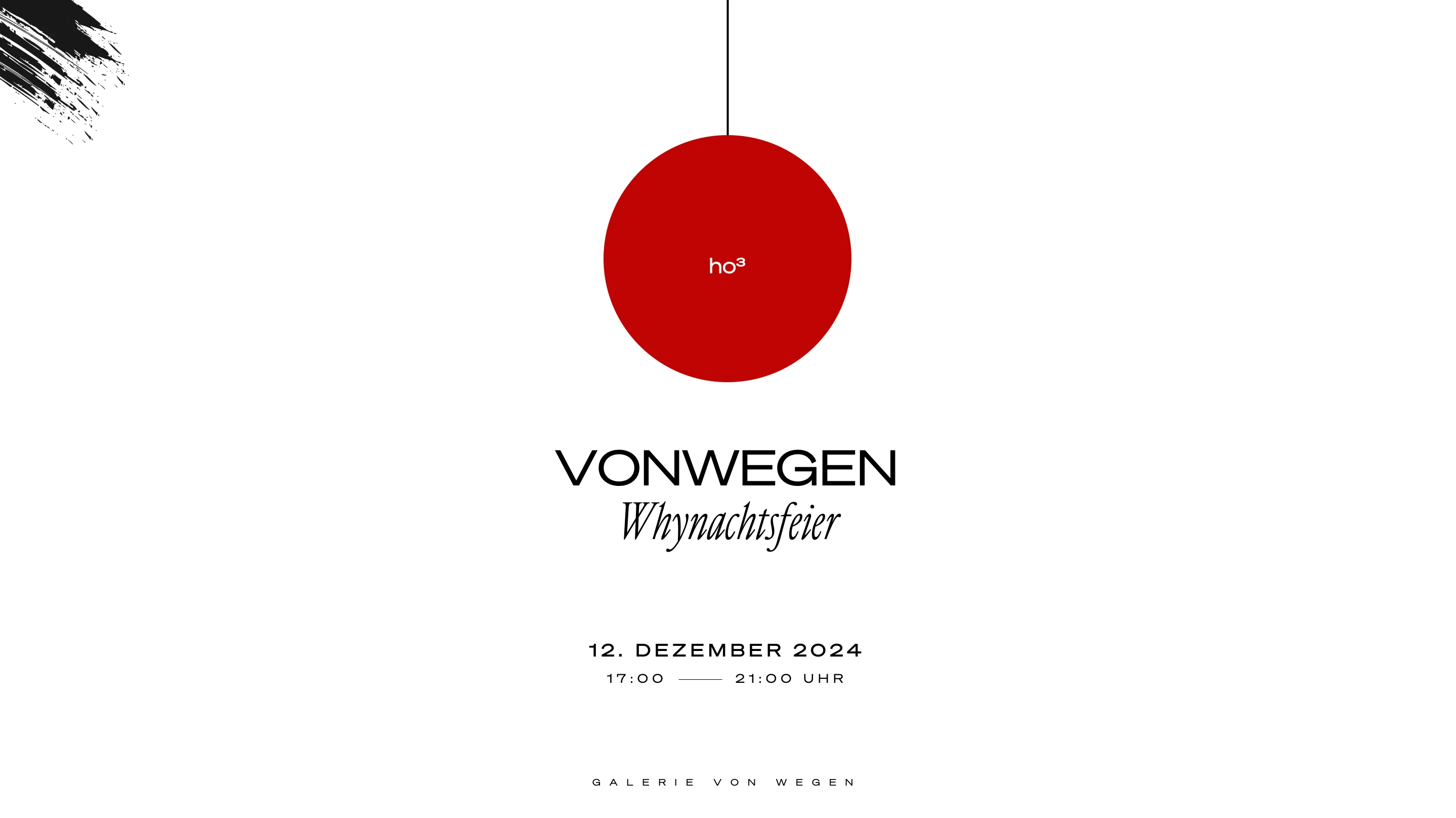 VONWEGEN WEIHNACHTSFEIER