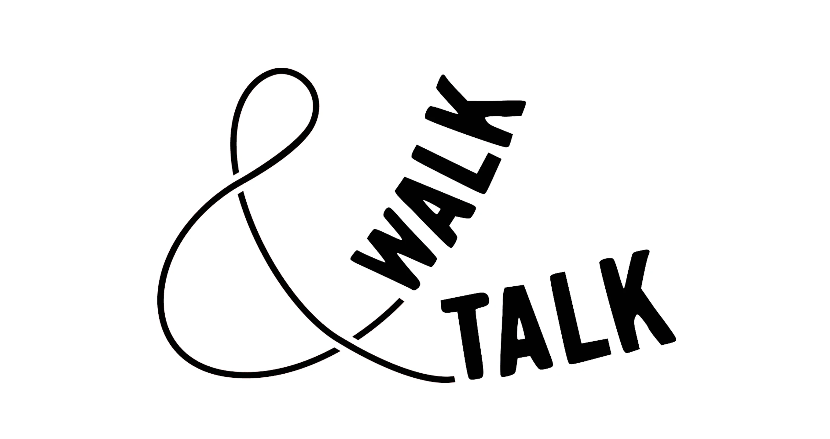 Hier sieht man das Logo von Walk&Talk, bei dem die zeitgenössische Hamburger Kunstgalerie "Galerie von Wegen" am 22. & 23.11.2024 teilgenommen hat.