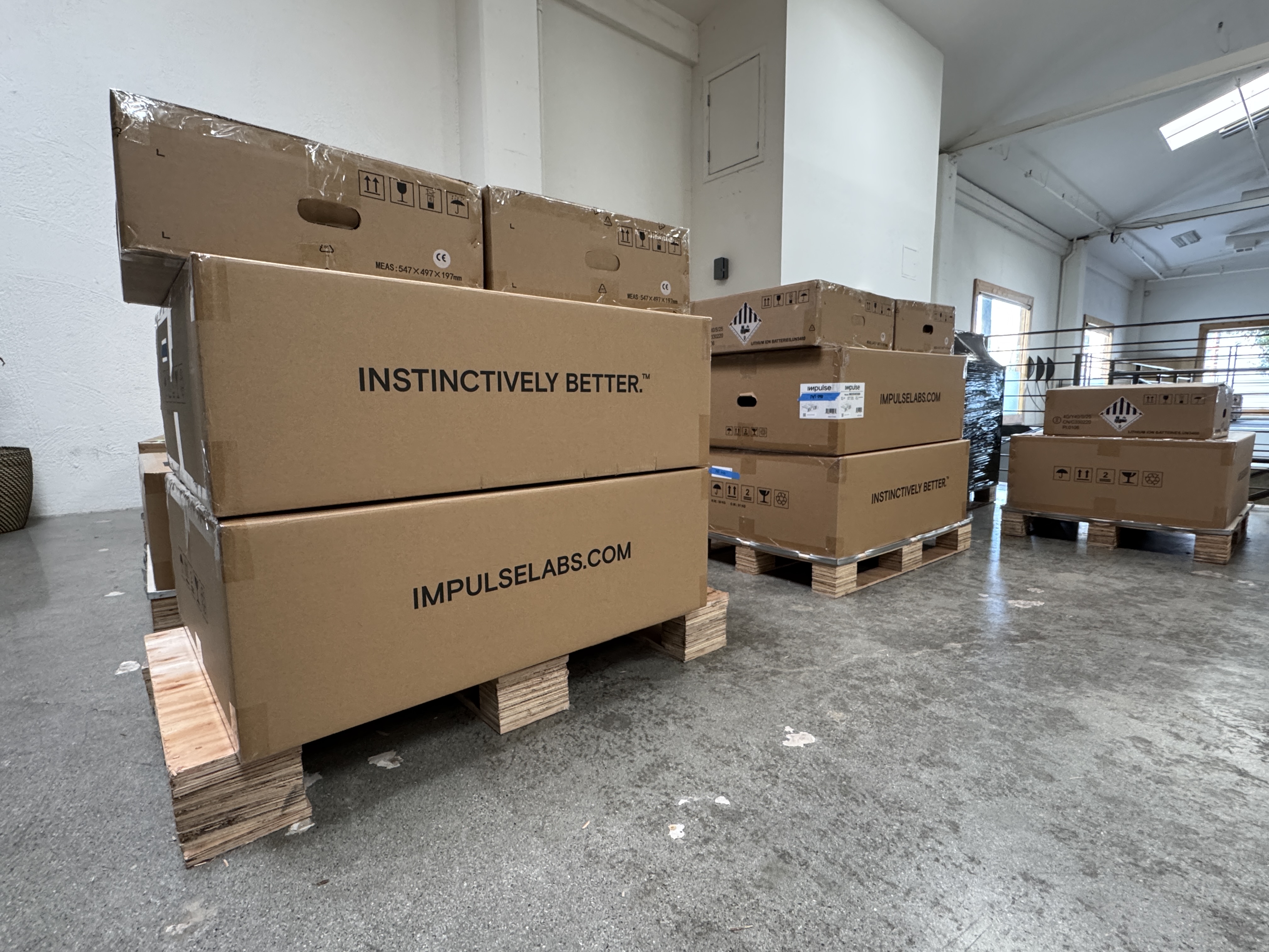 BTW, we have a real warehouse too. Not just our office. 