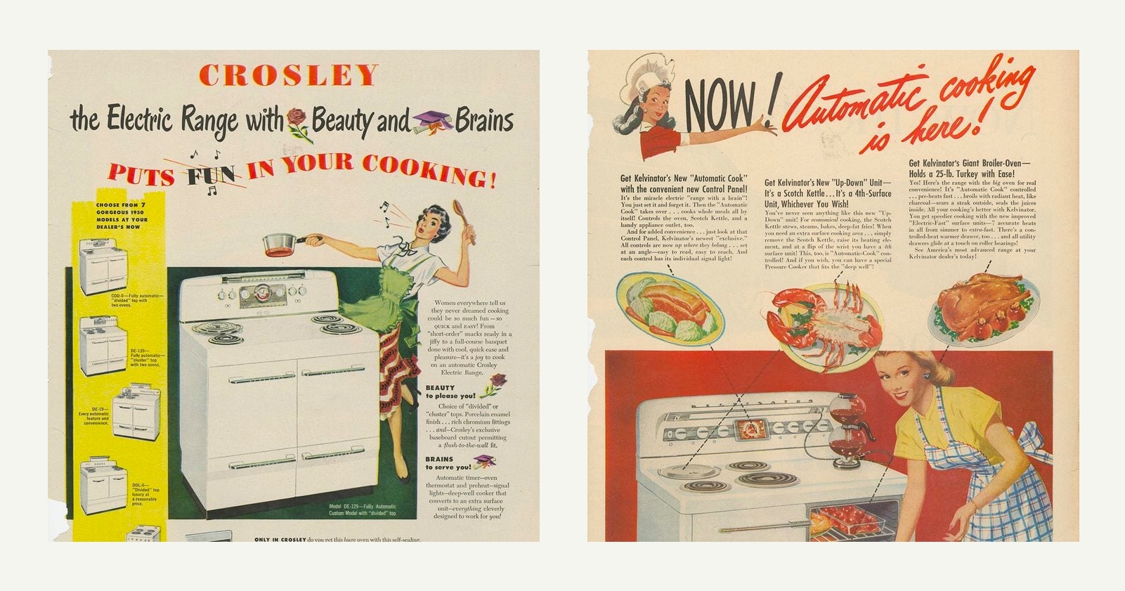 Vintage ads courtesy of Taste of Home.