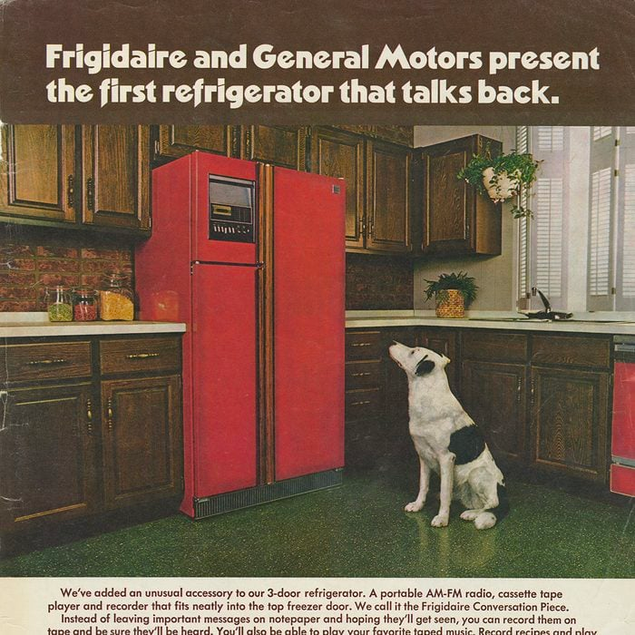 Frigidaire ad, courtesy of Taste of Home.