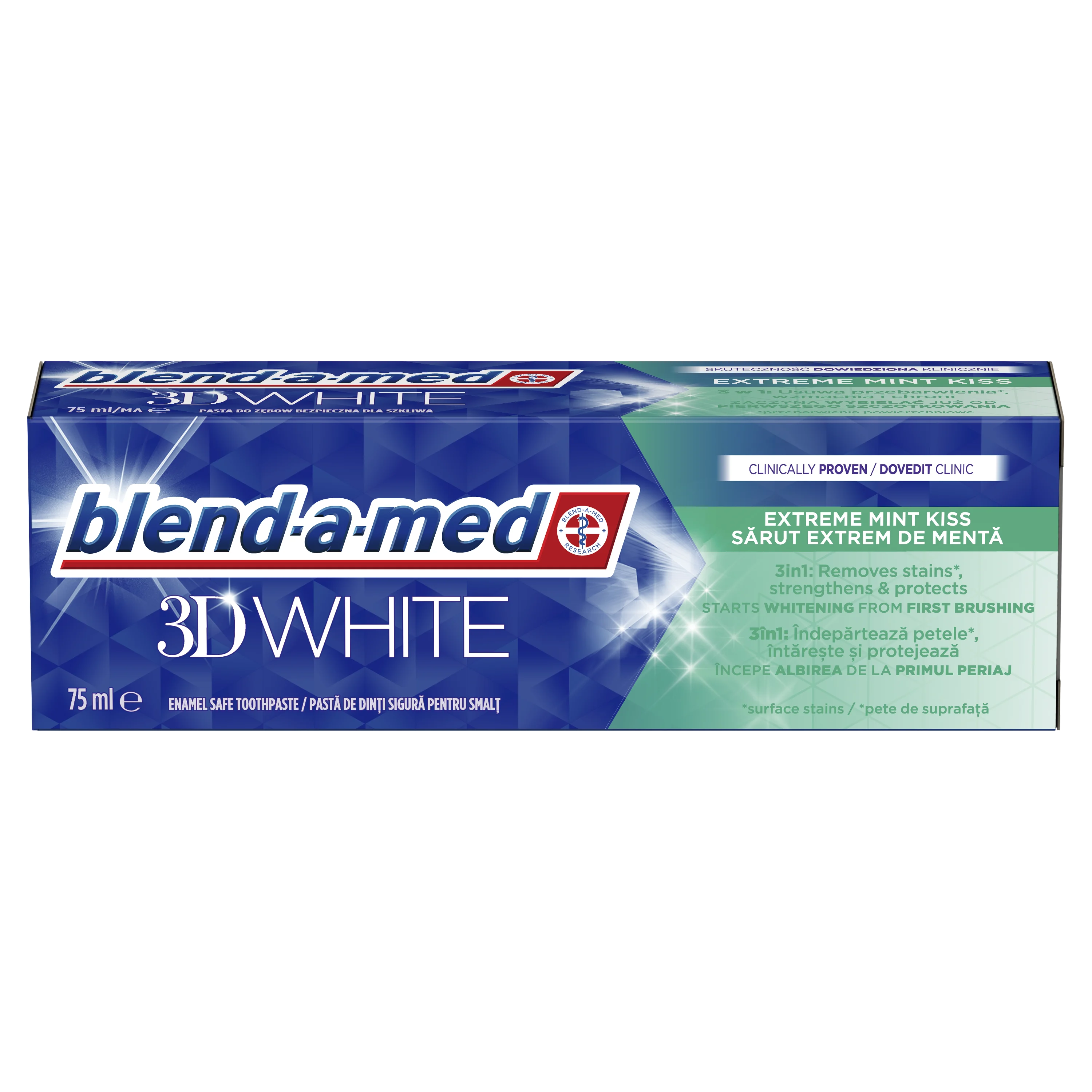 Blend-a-med 3D White Extreme Mint Kiss Zubní Pasta -1 