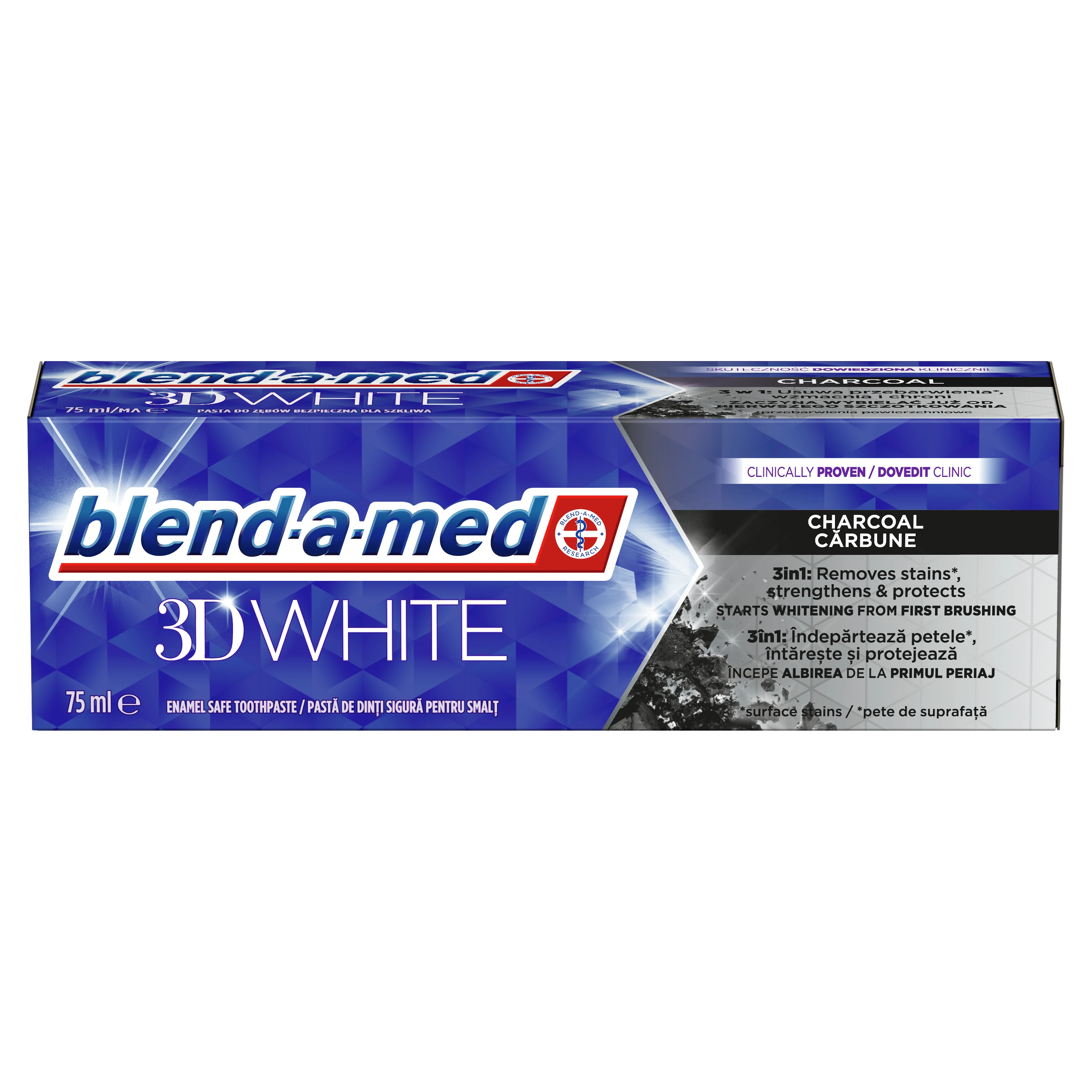 Blend-a-med 3D White Charcoal Zubní Pasta - 1 