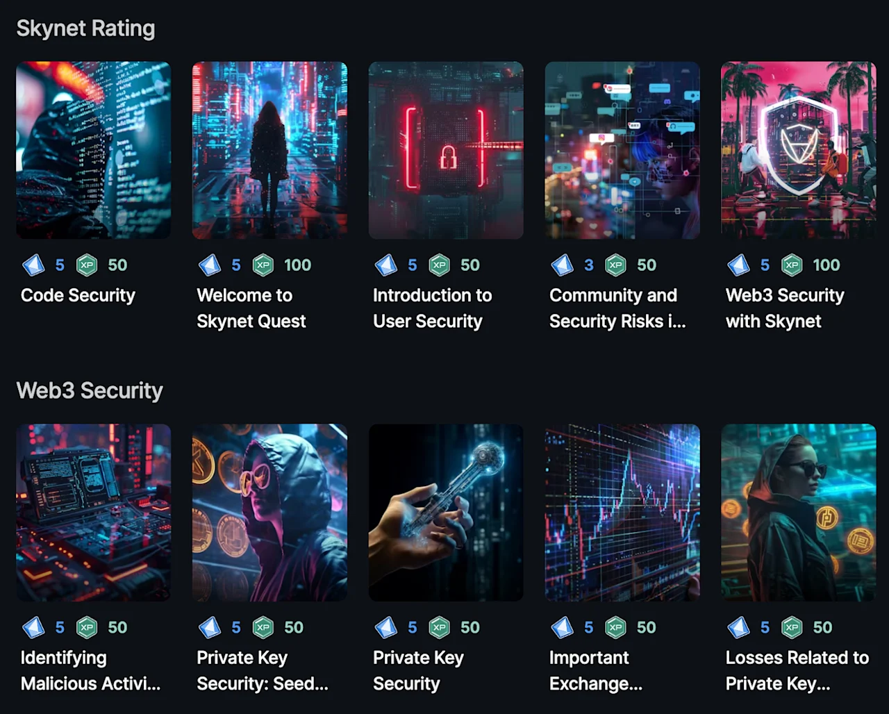 CertiK Skynet Rating and Web3 Security Quests