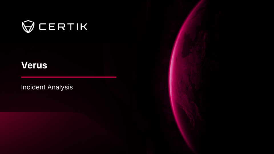 Verus Incident Analysis