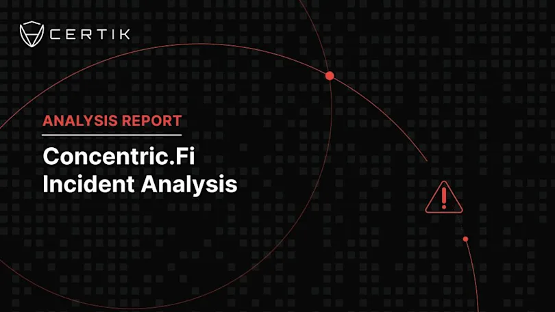 Concentric.Fi Incident Analysis