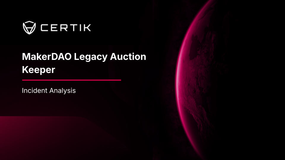 MakerDAO Legacy Auction Keeper Incident Analysis
