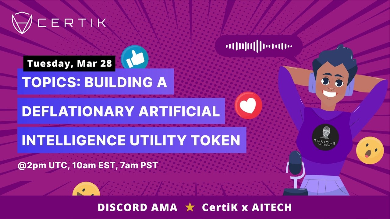 AITECH | Building a Deflationary Artificial Intelligence Utility Token | CertiK