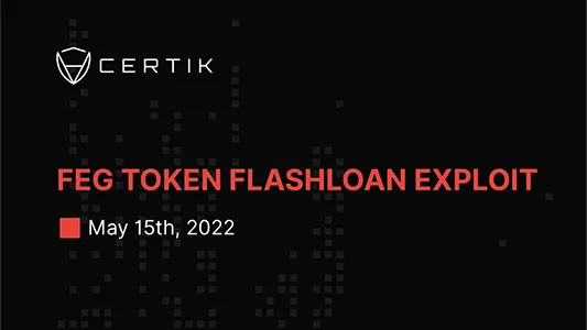 FEG Token Flashloan Exploit Analysis