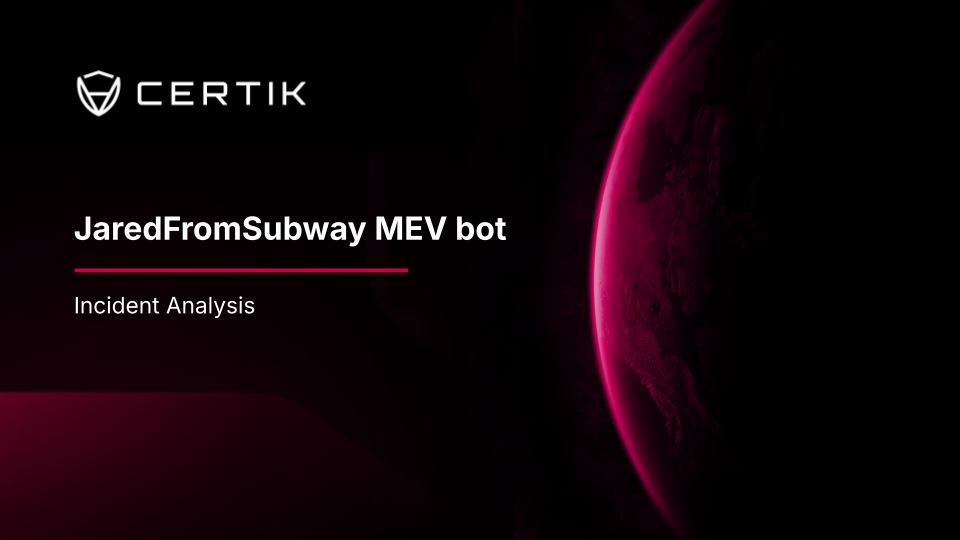 JaredFromSubway MEV bot Incident Analysis