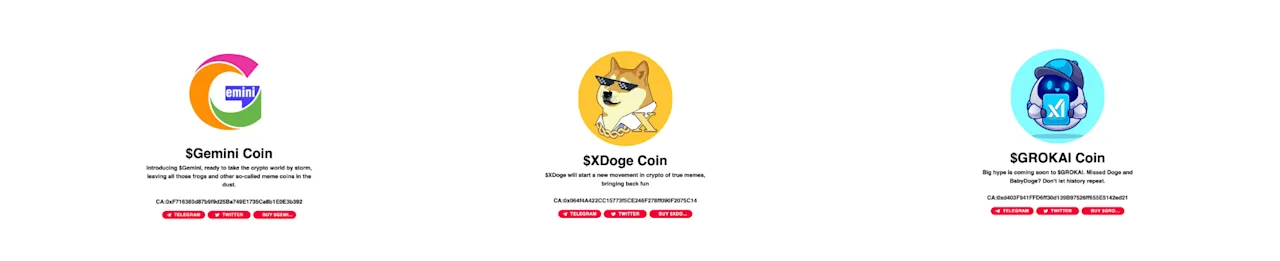 Cryptocurrency Project Marketing Banners