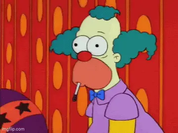 Krusty what the hell