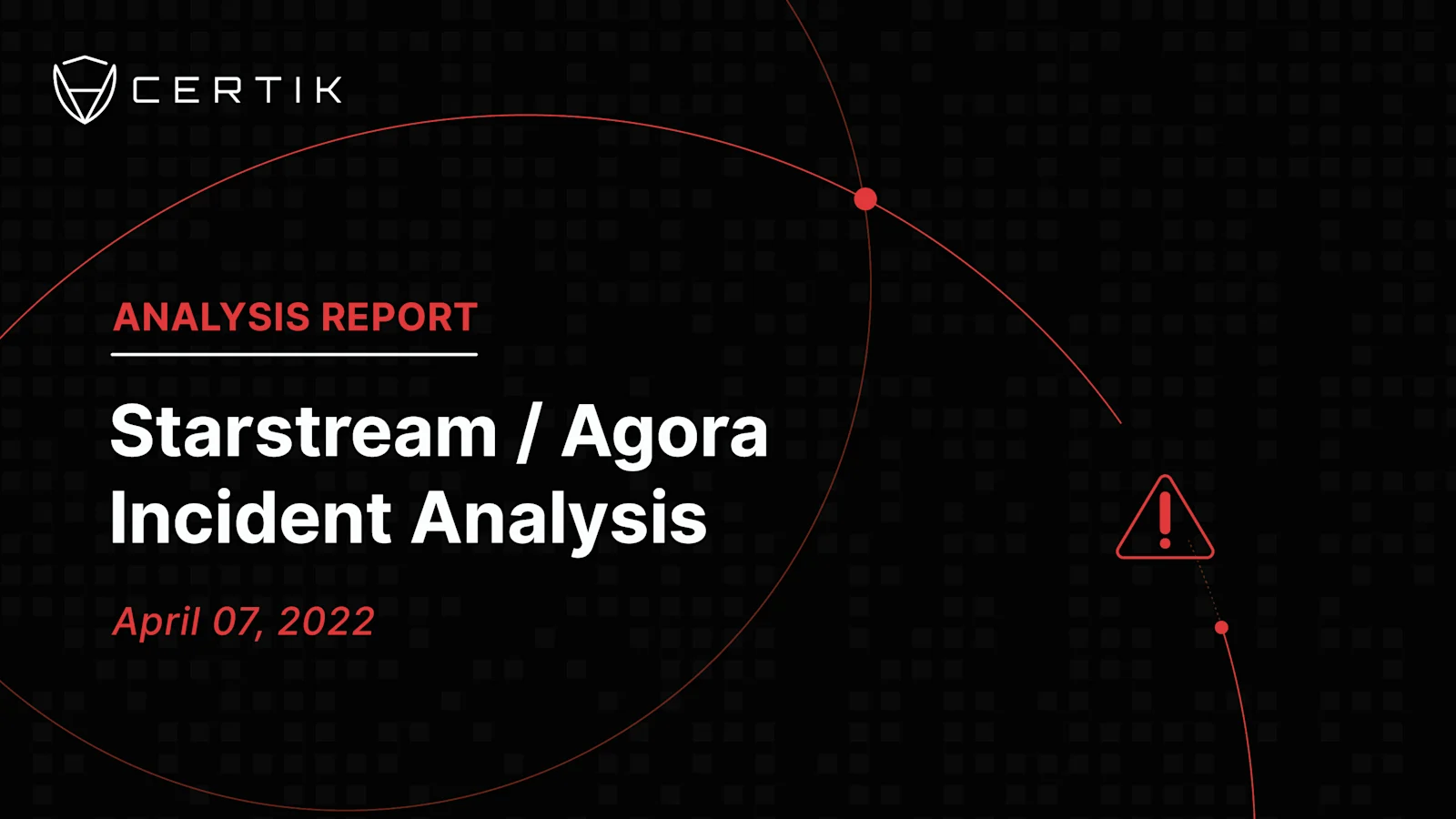 Starstream / Agora Incident  
