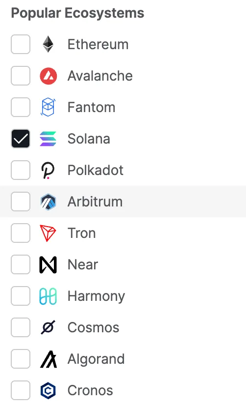 Solana Filter