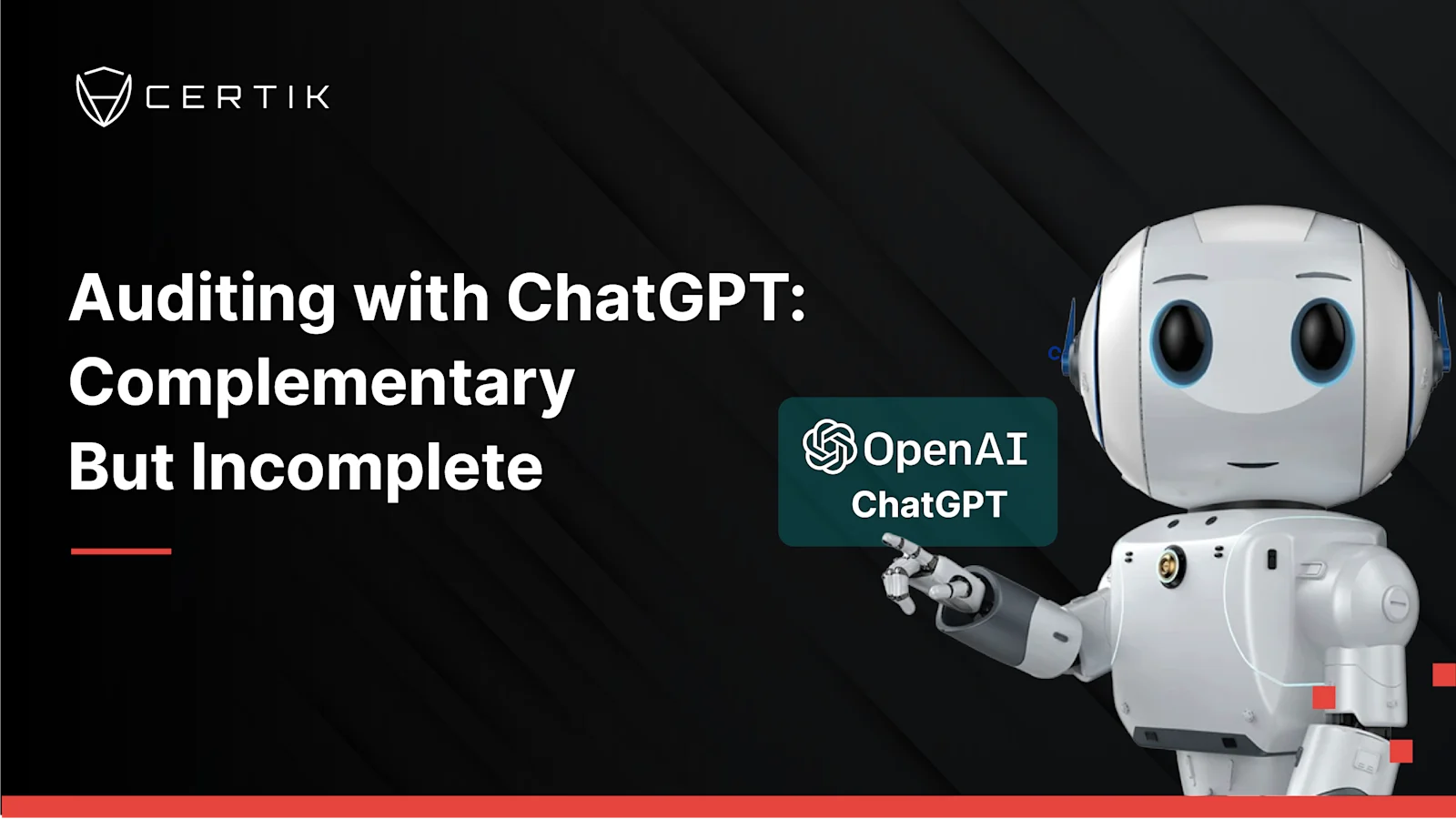 Auditing with ChatGPT: Complementary But Incomplete