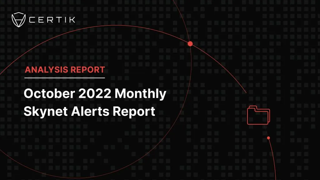 October 2022 Monthly Report 