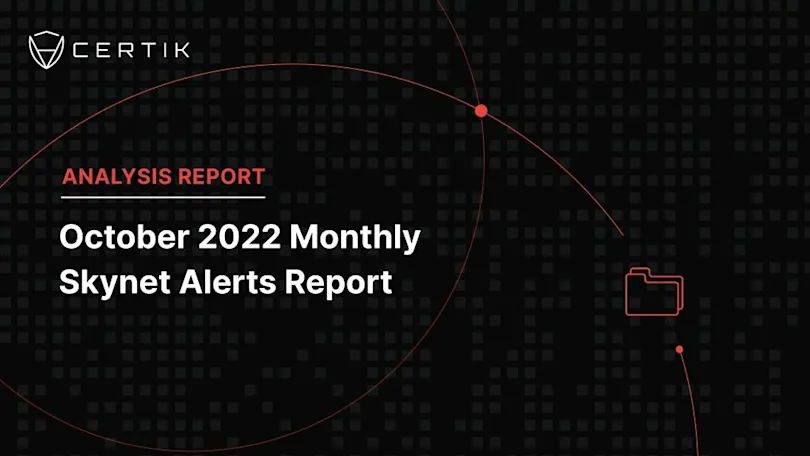 October 2022 Monthly Report