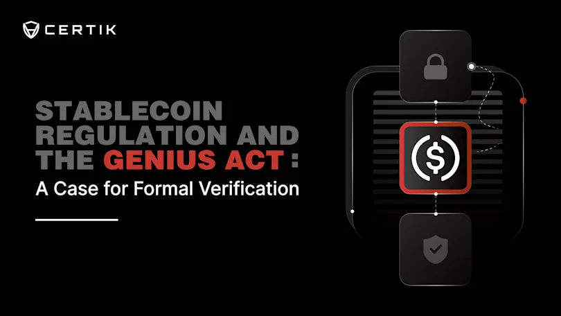 Stablecoin Regulation and the GENIUS Act: A Case for Formal Verification