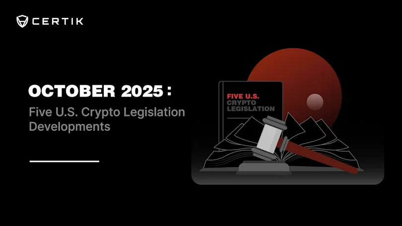 October 2025: Five U.S. Crypto Legislation Developments