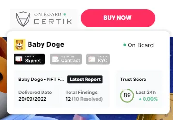 baby doge fake
