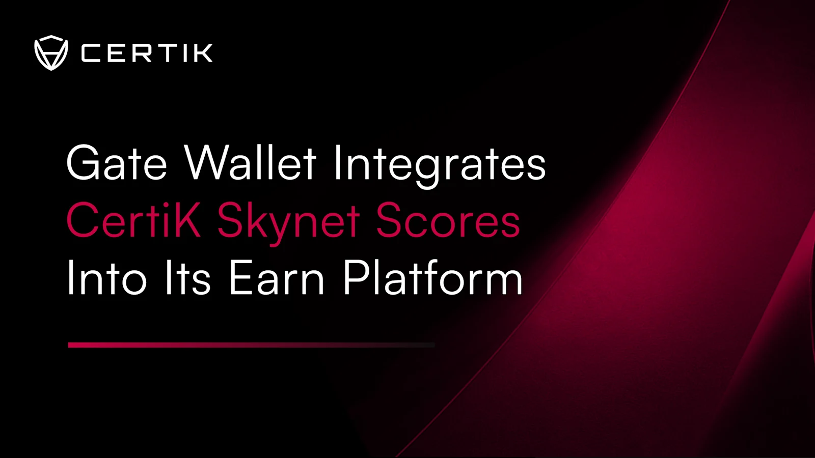 Gate Wallet Integrates CertiK Skynet Scores Into Its Earn Platform