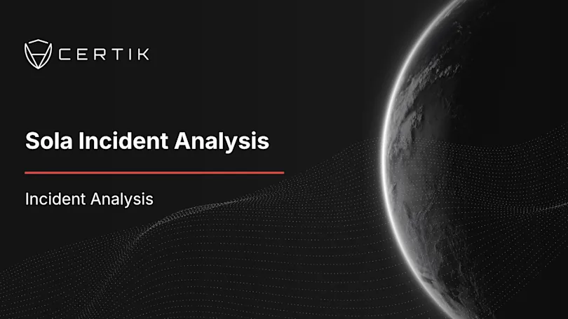 Sola Incident Analysis