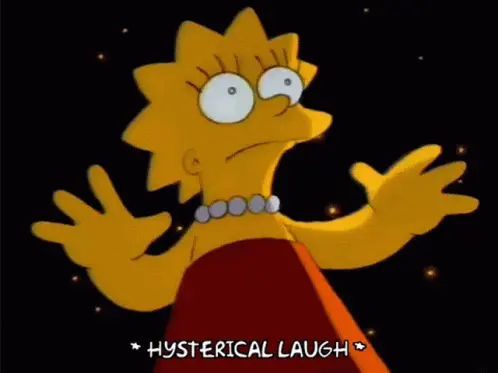 Lisa laughing
