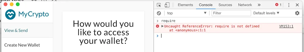 When Node.js access is disabled