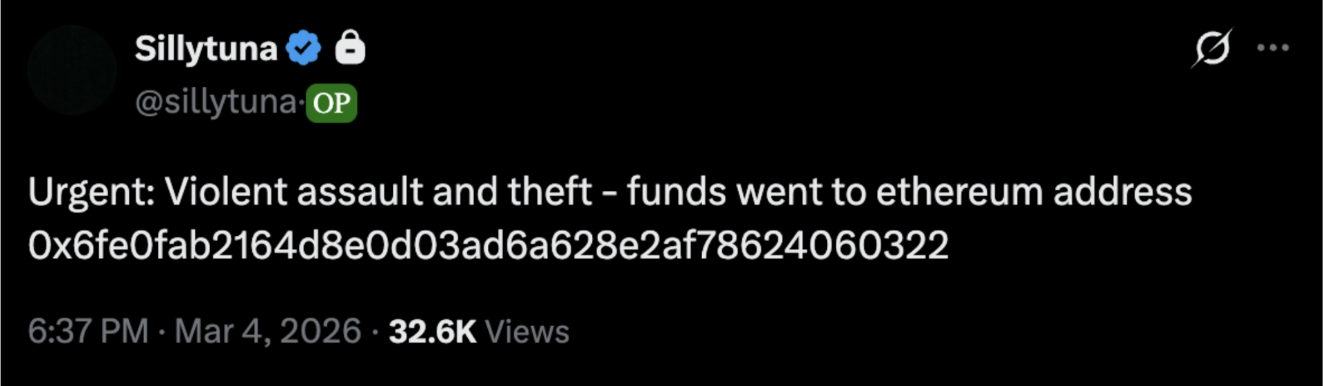 Sillytuna post, March 4 2026