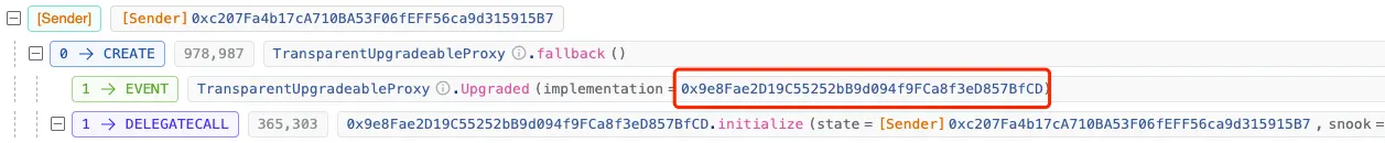 Event Notification and Delegate Call in Smart Contract Operation