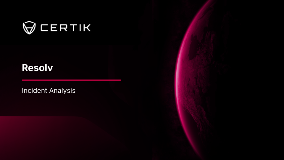Resolv Protocol Incident Analysis