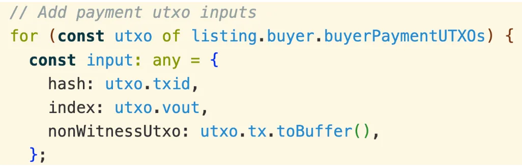 Inputs